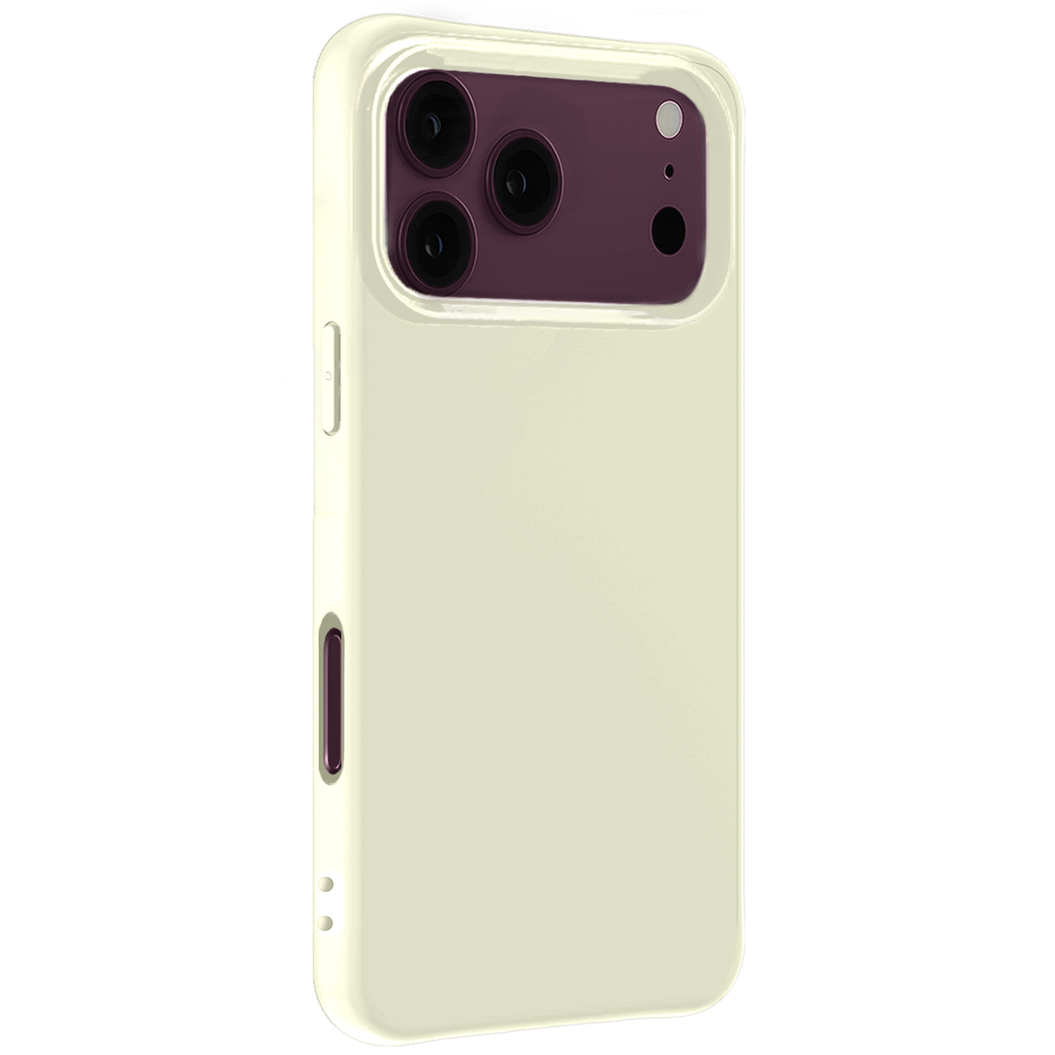 Forterra Forterra iPhone 18 Pro Hoesje Siliconen - Wit