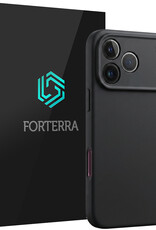 Forterra Forterra iPhone 18 Pro Hoesje Siliconen - Zwart