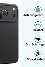 Forterra Forterra iPhone 18 Pro Hoesje Siliconen - Zwart