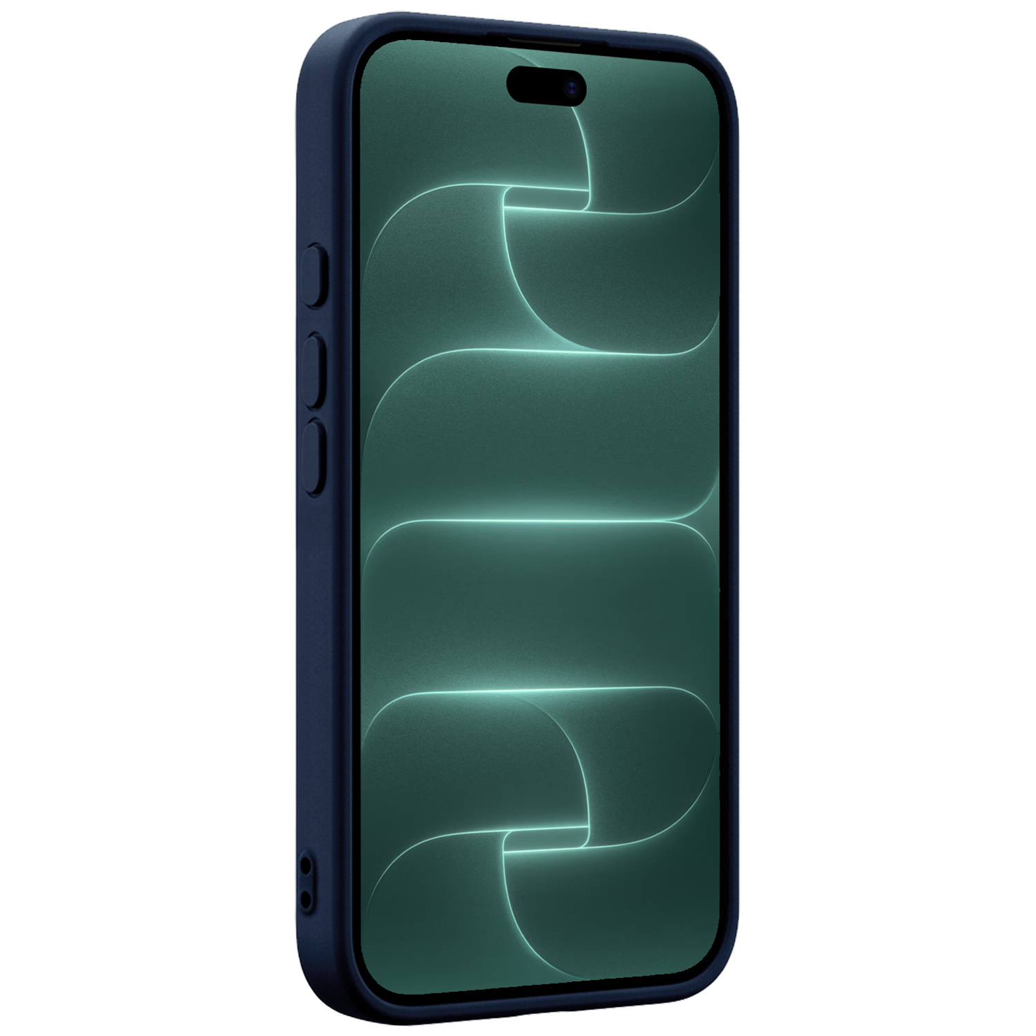 Forterra Forterra iPhone 18 Pro Hoesje Siliconen - Donkerblauw - 2 PACK