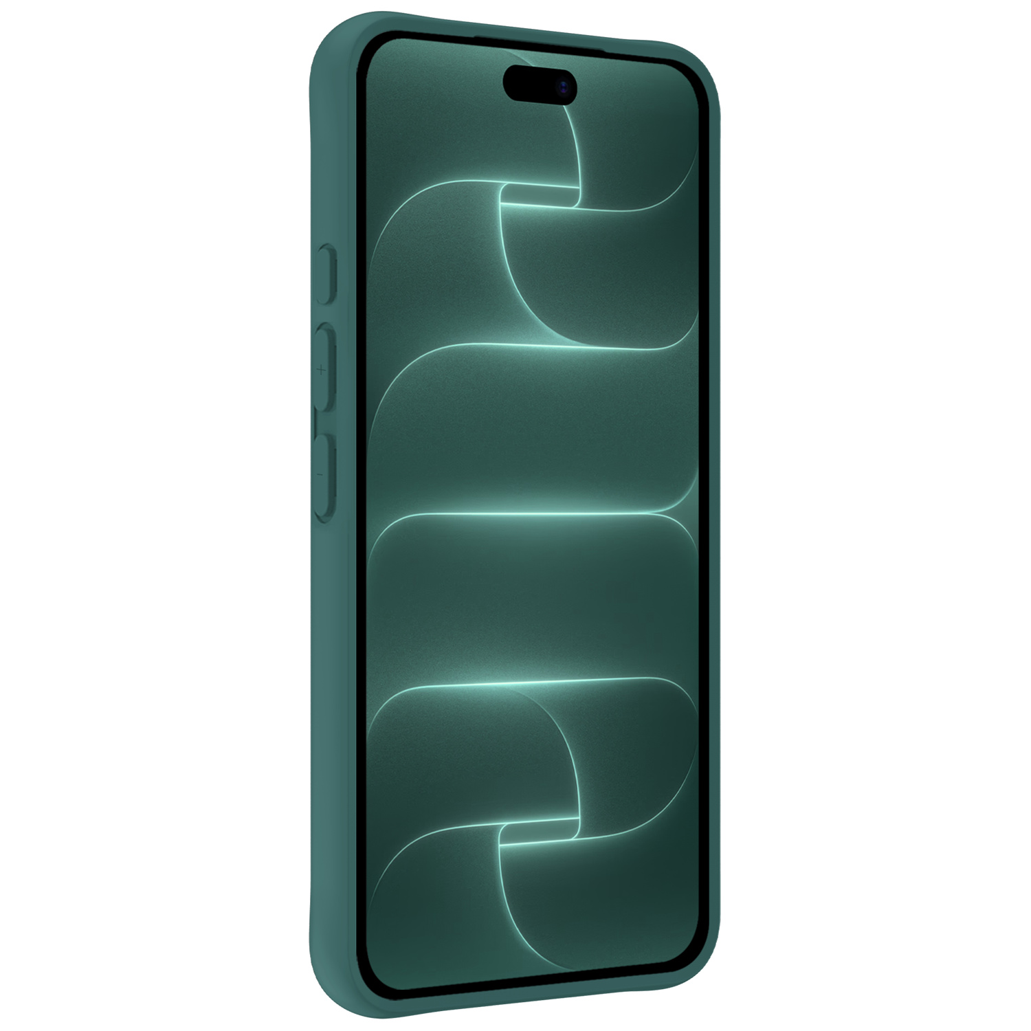Forterra Forterra iPhone 18 Pro Hoesje Siliconen - Donkergroen - 2 PACK