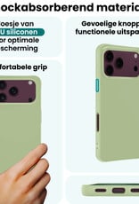 Forterra Forterra iPhone 18 Pro Hoesje Siliconen - Groen - 2 PACK