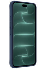 Forterra Forterra iPhone 18 Pro Max Hoesje Siliconen - Donkerblauw