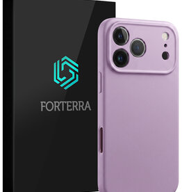 Forterra Forterra iPhone 18 Pro Max Hoesje Siliconen - Lila