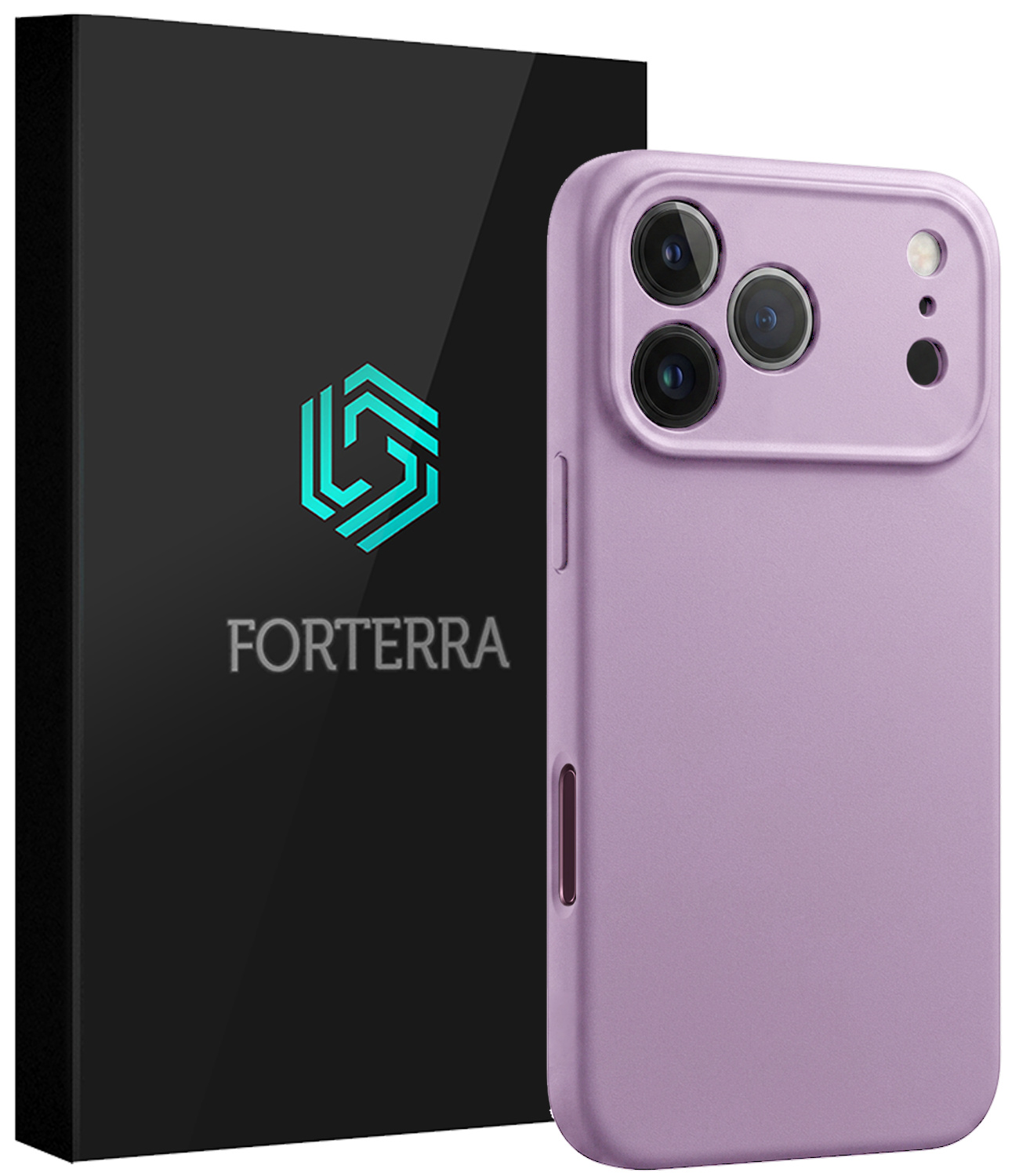 Forterra Forterra iPhone 18 Pro Max Hoesje Siliconen - Lila