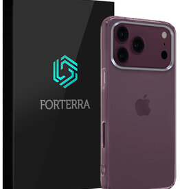 Forterra Forterra iPhone 18 Pro Max Hoesje Siliconen - Transparant