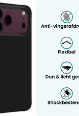 Forterra Forterra iPhone 18 Pro Max Hoesje Siliconen - Zwart