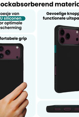 Forterra Forterra iPhone 18 Pro Max Hoesje Siliconen - Zwart