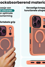 Forterra Forterra iPhone 18 Pro Max Magsafe Hoesje - Perzik - 2 PACK