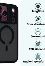 Forterra Forterra iPhone 18 Pro Max Magsafe Hoesje Zwart Met Screenprotector
