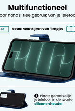 Forterra Forterra iPhone 18 Pro Hoesje Bookcase - Donkerblauw