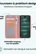 Forterra Forterra iPhone 18 Pro Hoesje Bookcase - Rose Goud