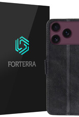 Forterra Forterra iPhone 18 Pro Max Hoesje Bookcase - Zwart