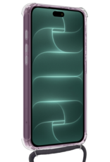Forterra Forterra iPhone 18 Pro Max Hoesje Transparant Shockproof Met Zwart Koord