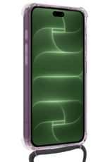 BASEY. BASEY. iPhone 18 Pro Max Hoesje Transparant Shockproof Met Zwart Koord