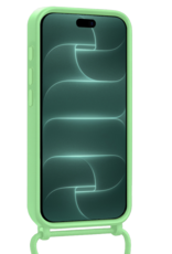 Forterra Forterra iPhone 18 Pro Max Hoesje Pashouder met Koord - Groen