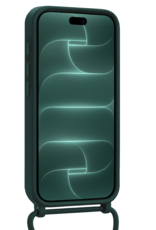 Forterra Forterra iPhone 18 Pro Max Hoesje Pashouder met Koord - Donkergroen