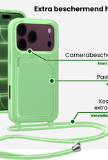 BASEY. BASEY. iPhone 18 Pro Max Hoesje Pashouder met Koord - Groen - 2 PACK