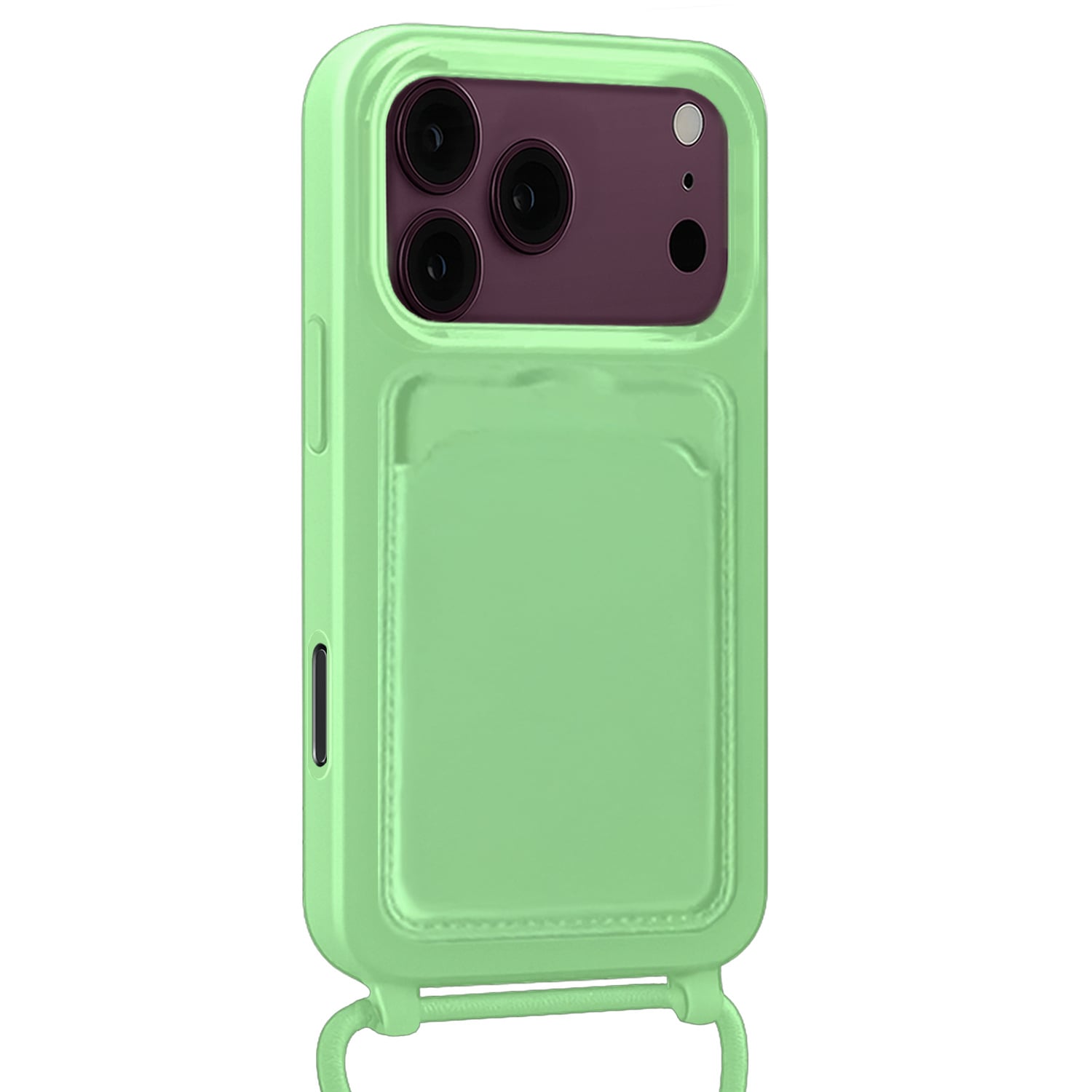BASEY. BASEY. iPhone 18 Pro Max Hoesje Pashouder met Koord - Groen - 2 PACK