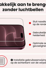 NoXx NoXx iPhone 18 Pro Max Hoesje Pashouder met Koord Met 2x Screenprotector - Lila