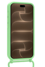Nomfy Nomfy iPhone 18 Pro Hoesje Pashouder met Koord - Groen - 2 PACK