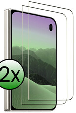 BASEY. BASEY. iPhone Duo Screenprotector Glas Full Cover 2D - 2 PACK
