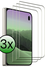 BASEY. BASEY. iPhone Duo Screenprotector Glas Full Cover 2D - 3 PACK