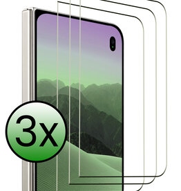 BASEY. BASEY. iPhone Duo Screenprotector Glas Full Cover 2D - 3 PACK