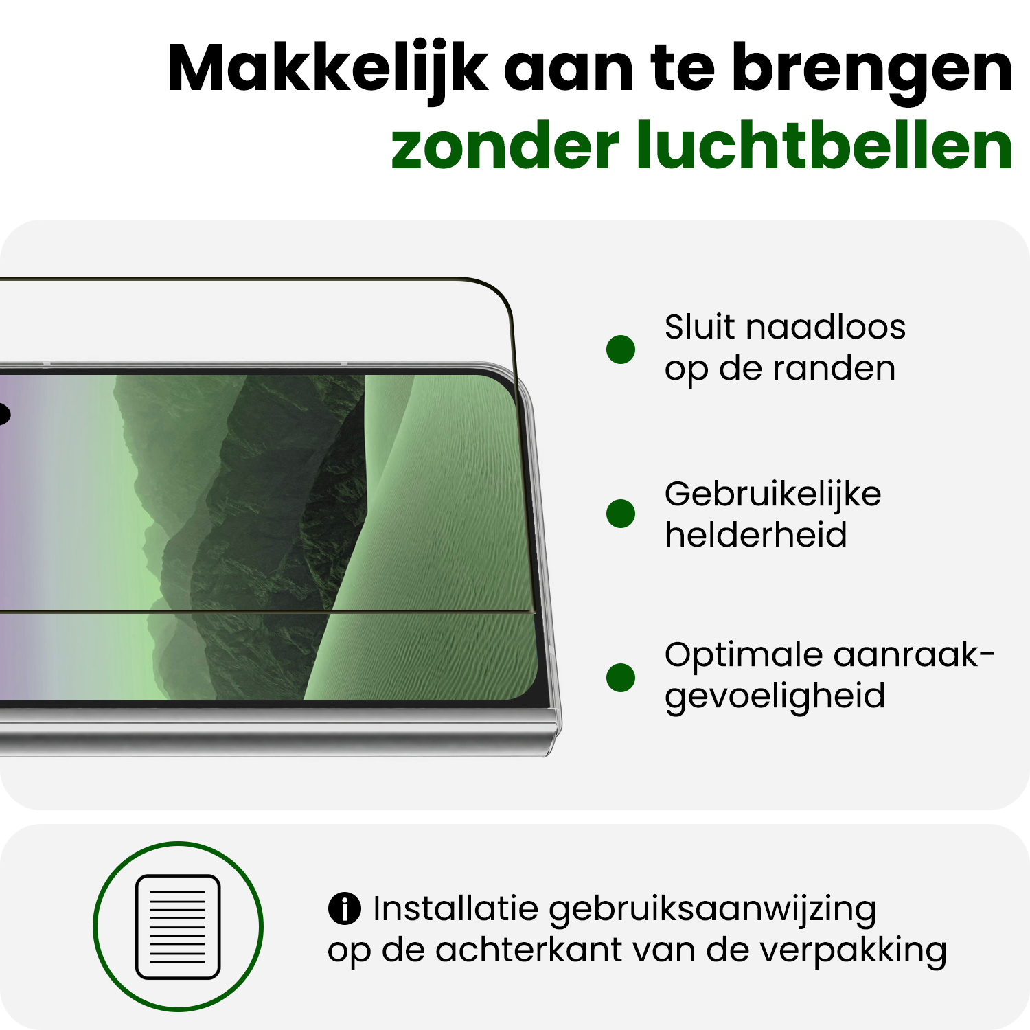 BASEY. BASEY. iPhone Duo Screenprotector Glas Full Cover 2D - 3 PACK