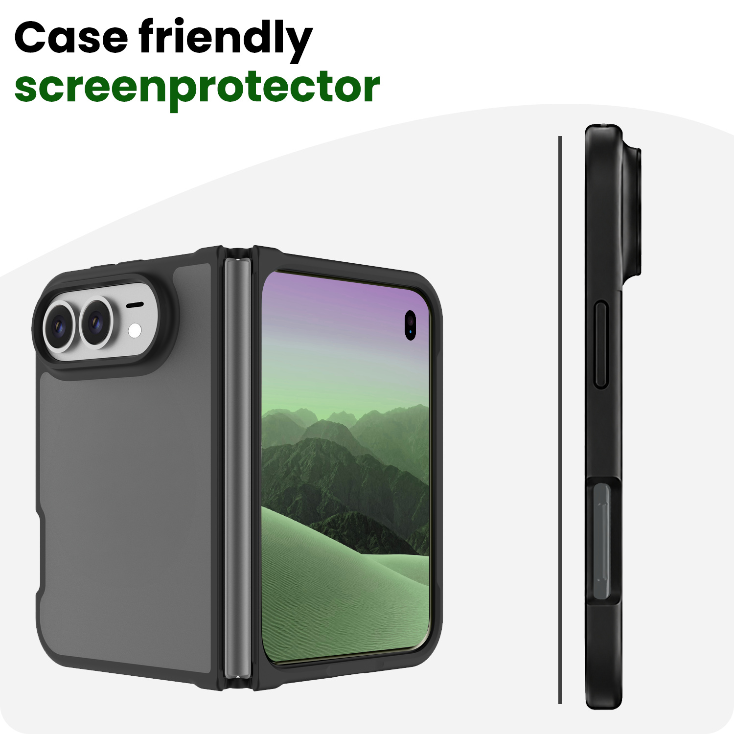 BASEY. BASEY. iPhone Duo Screenprotector Glas Full Cover 2D - 3 PACK