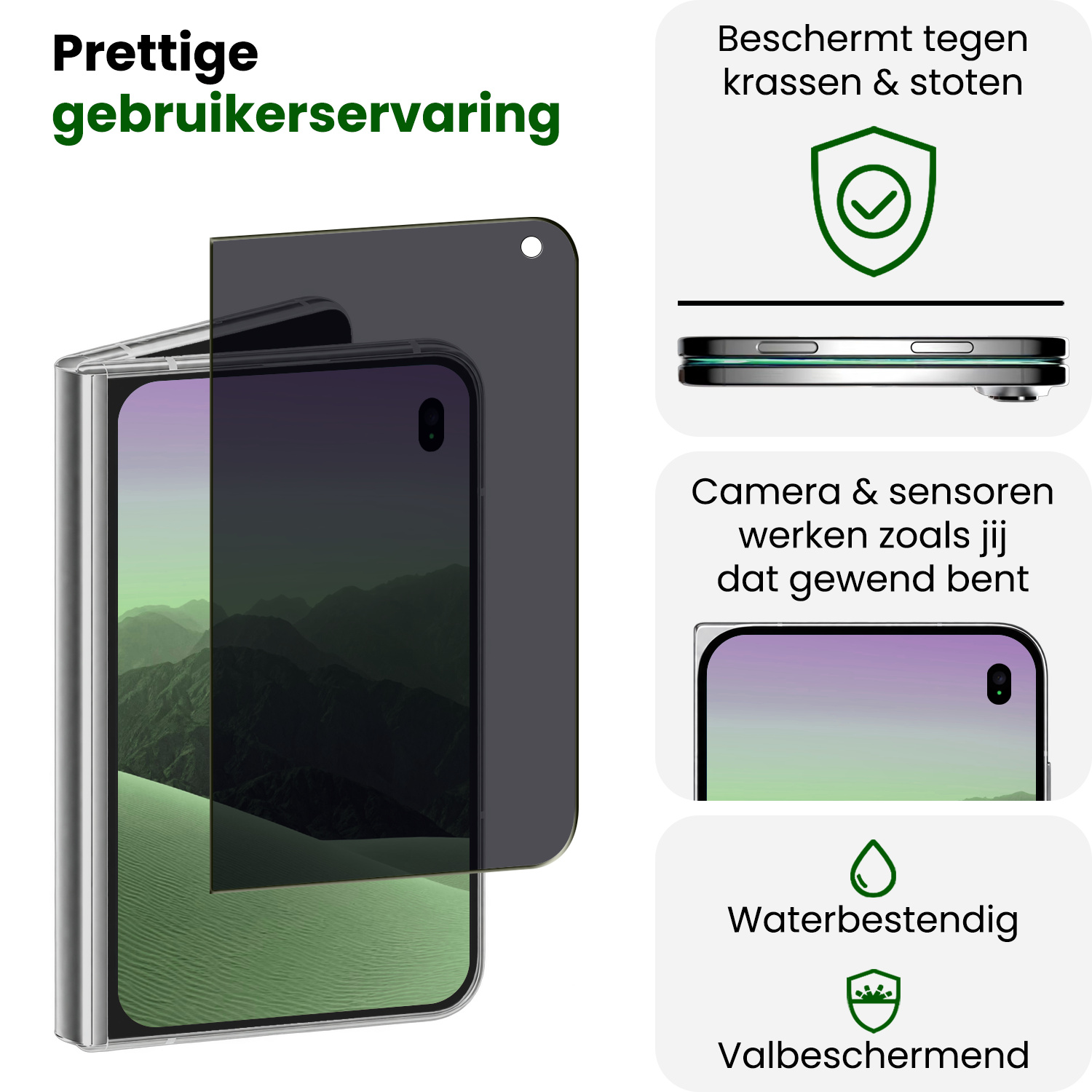 BASEY. BASEY. iPhone Duo Screenprotector Glas Privacy