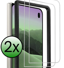 BASEY. BASEY. iPhone Duo Screenprotector Met Installatieframe - 2 PACK