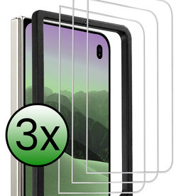 BASEY. BASEY. iPhone Duo Screenprotector Met Installatieframe - 3 PACK