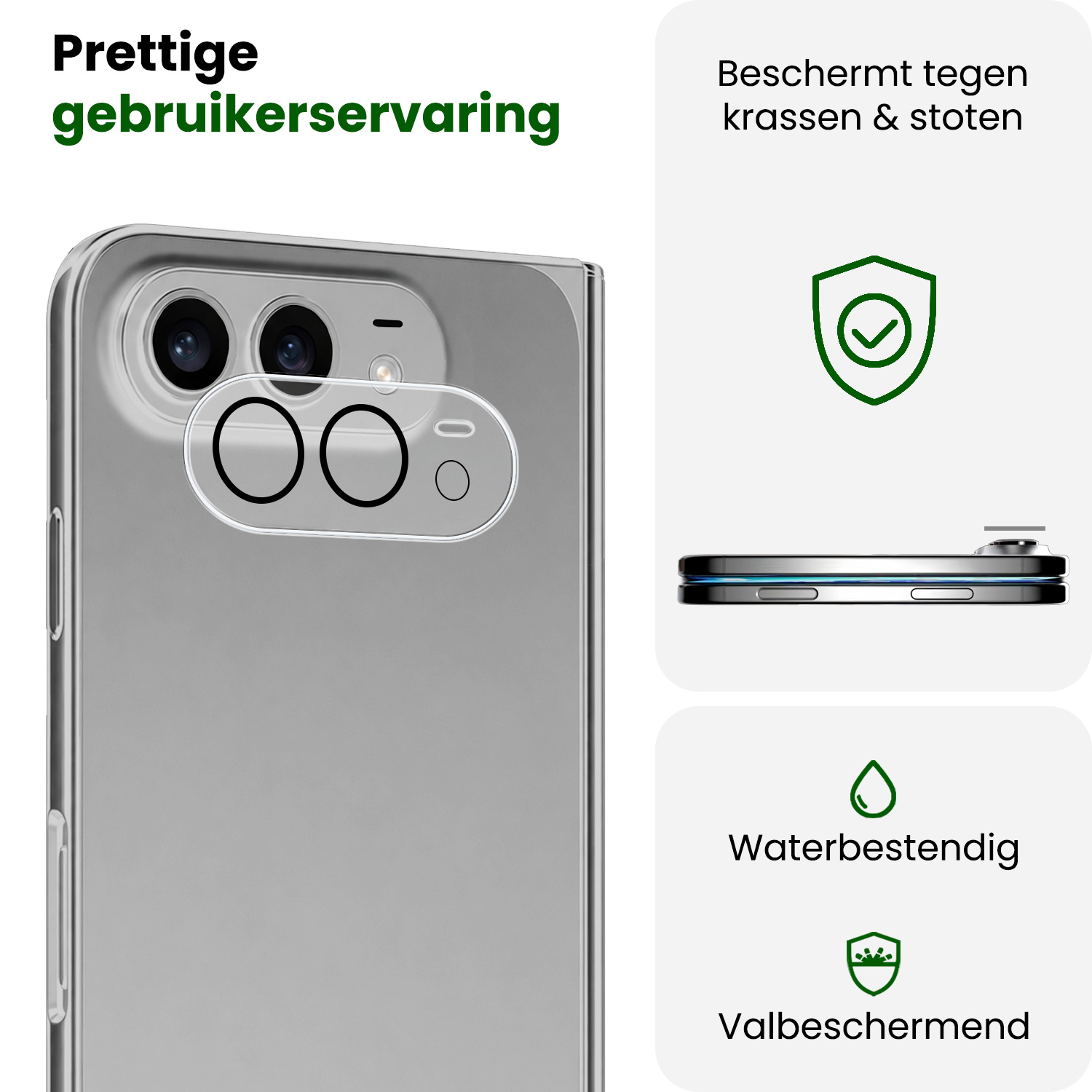 BASEY. BASEY. iPhone Duo Camera Screenprotector - 3 PACK