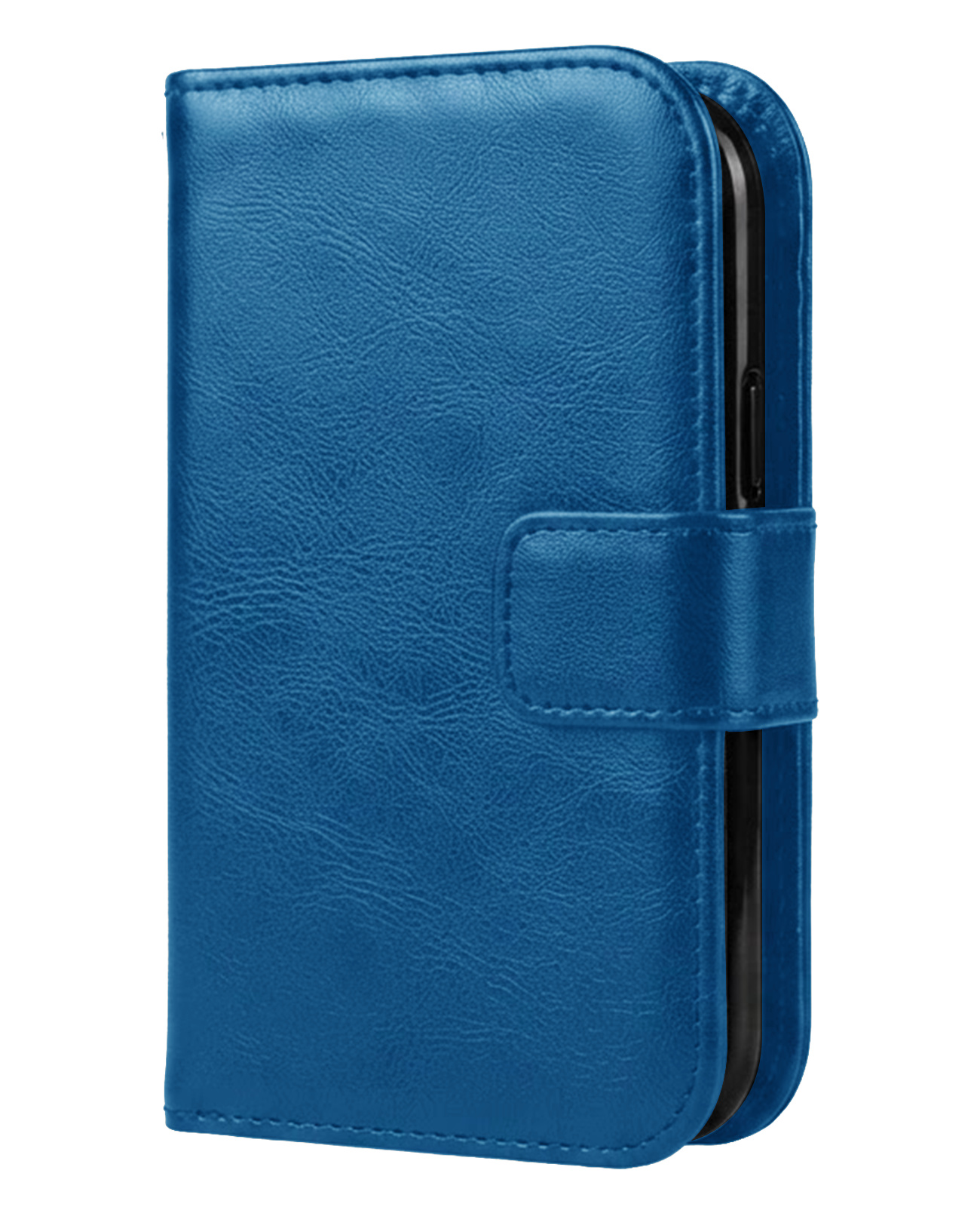 BASEY. BASEY. iPhone Duo Hoesje Bookcase - Donkerblauw