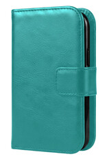 BASEY. BASEY. iPhone Duo Hoesje Bookcase - Turquoise