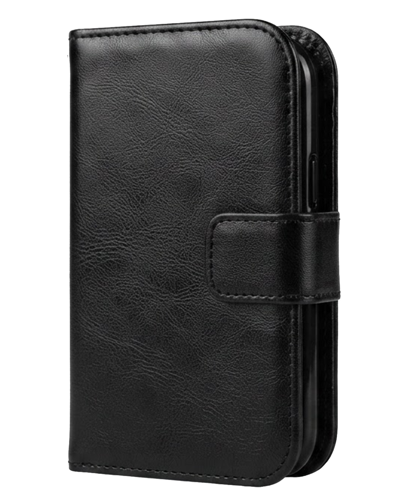 BASEY. BASEY. iPhone Duo Hoesje Bookcase - Zwart