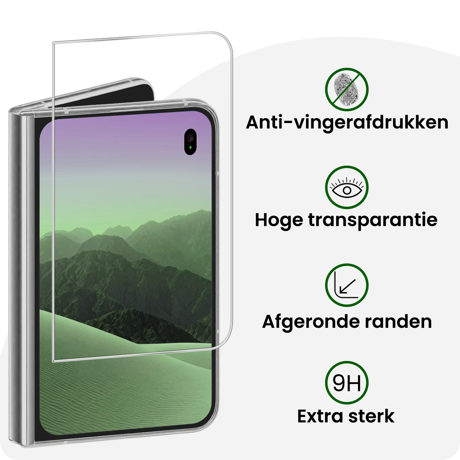 BASEY. BASEY. iPhone Duo Hoesje Bookcase Met Screenprotector - Bruin