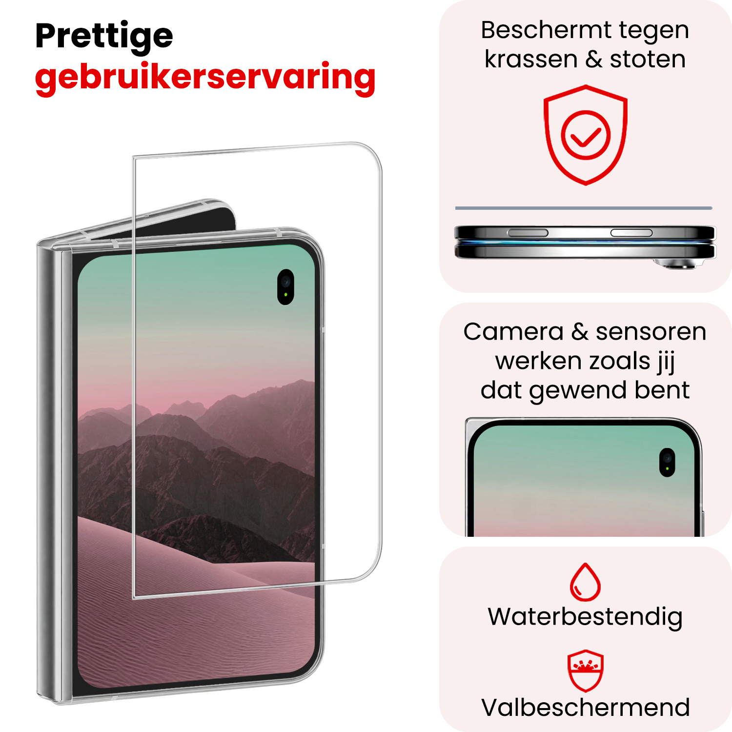 NoXx NoXx iPhone Duo Screenprotector Glas Met Dichte Notch