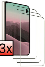 NoXx NoXx iPhone Duo Screenprotector Glas Full Cover 2D - 3 PACK