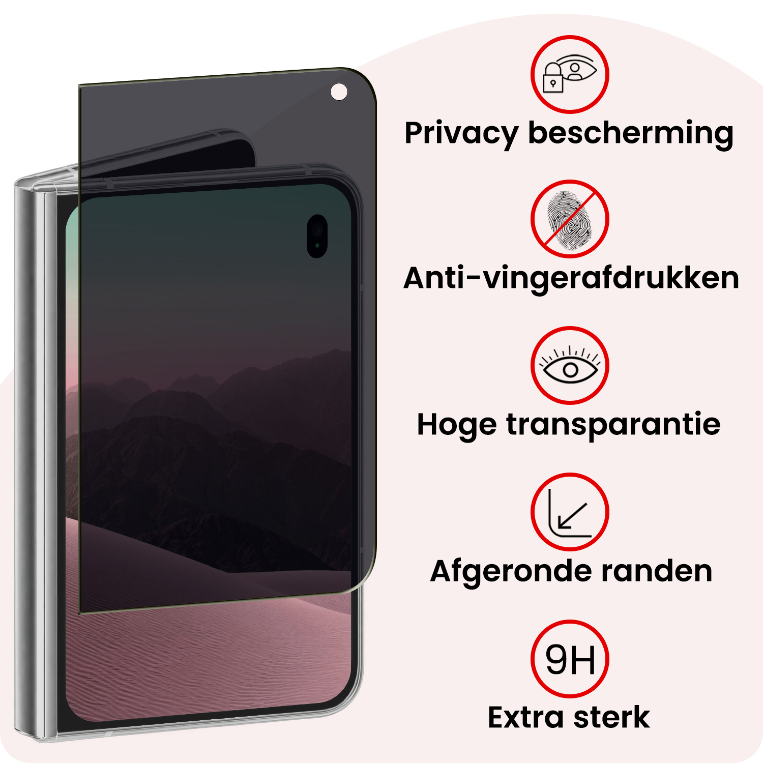 NoXx NoXx iPhone Duo Screenprotector Glas Privacy