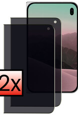 NoXx NoXx iPhone Duo Screenprotector Glas Privacy - 2 PACK