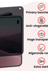 NoXx NoXx iPhone Duo Screenprotector Glas Privacy - 2 PACK