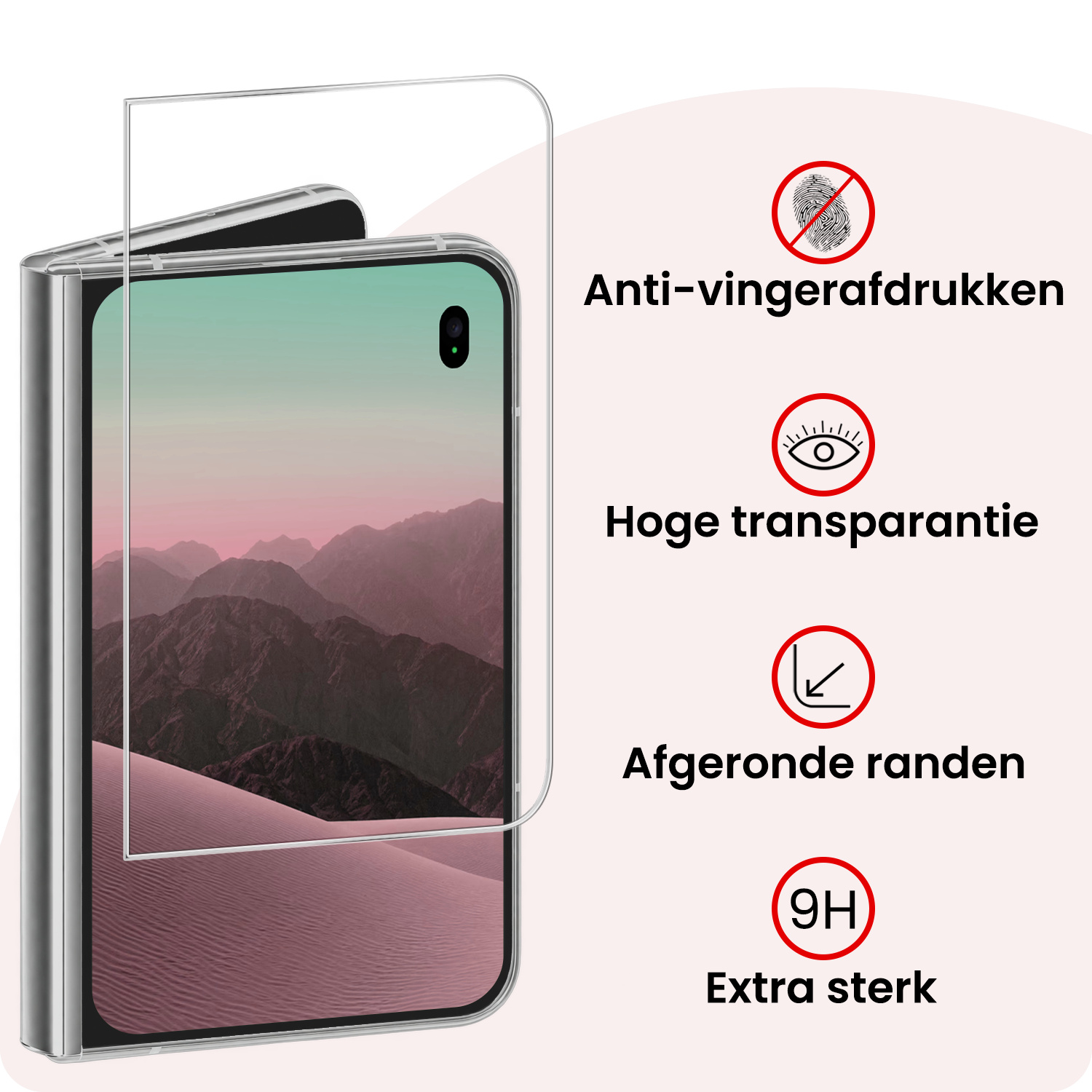 NoXx NoXx iPhone Duo Screenprotector Met Installatieframe - 2 PACK