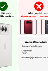 NoXx NoXx iPhone Duo Camera Screenprotector