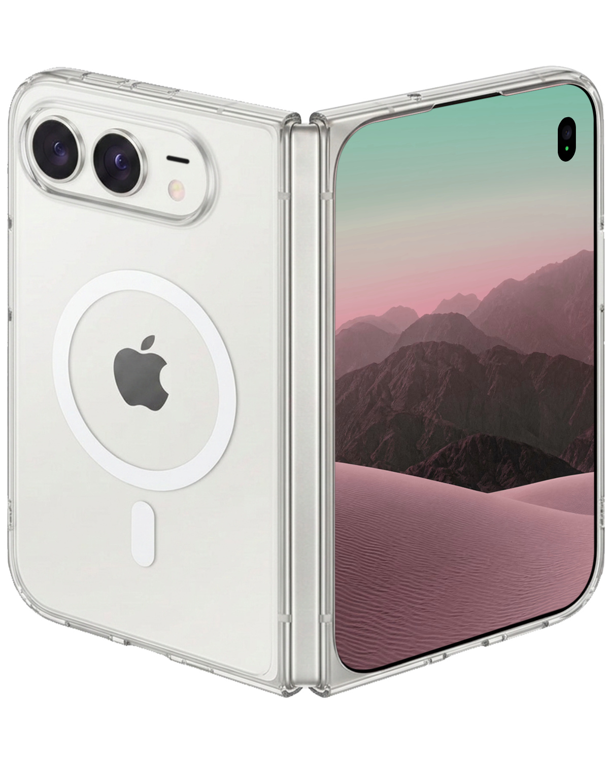 NoXx NoXx iPhone Duo Magsafe Hoesje - Transparant