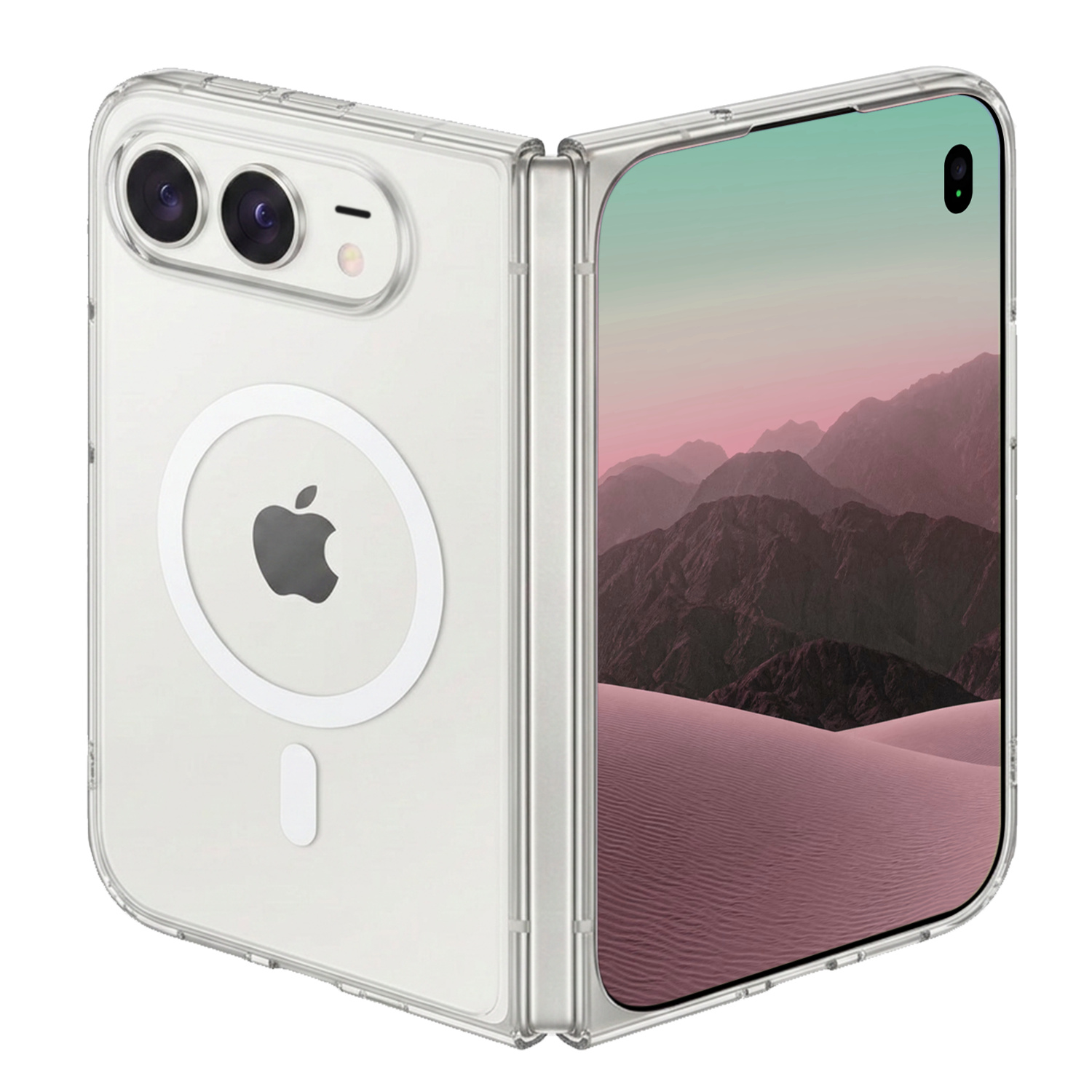 NoXx NoXx iPhone Duo Magsafe Hoesje - Transparant
