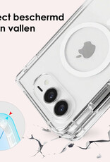 NoXx NoXx iPhone Duo Magsafe Hoesje Transparant Met 2x Screenprotector