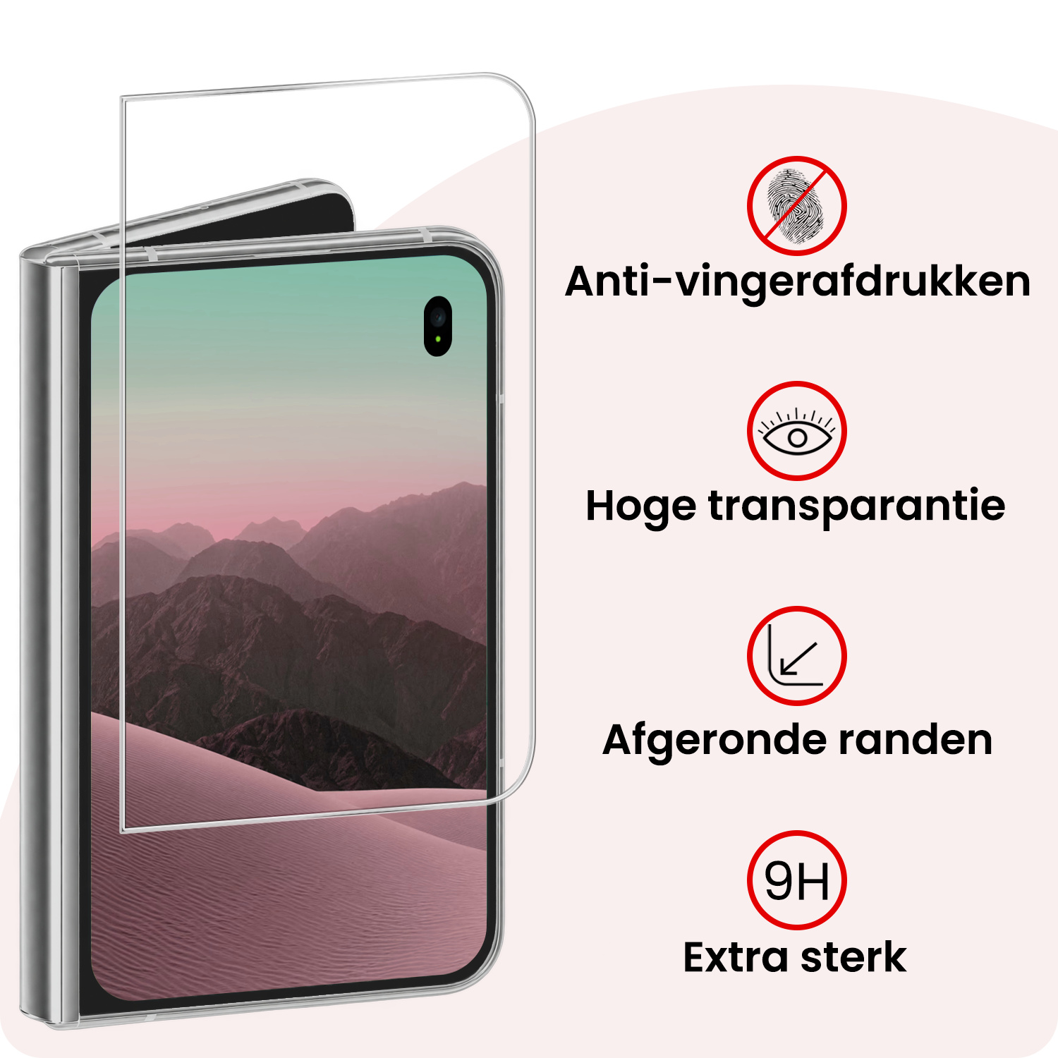 NoXx NoXx iPhone Duo Hoesje Bookcase Met Screenprotector - Zwart