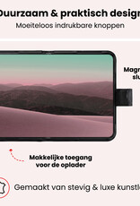 NoXx NoXx iPhone Duo Hoesje Bookcase Met Screenprotector - Zwart